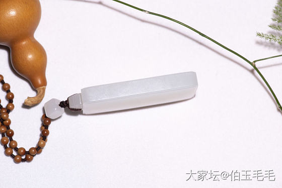兰草平安牌~_和田玉