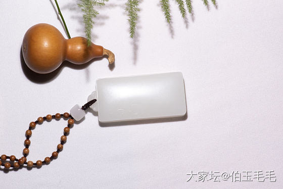 兰草平安牌~_和田玉