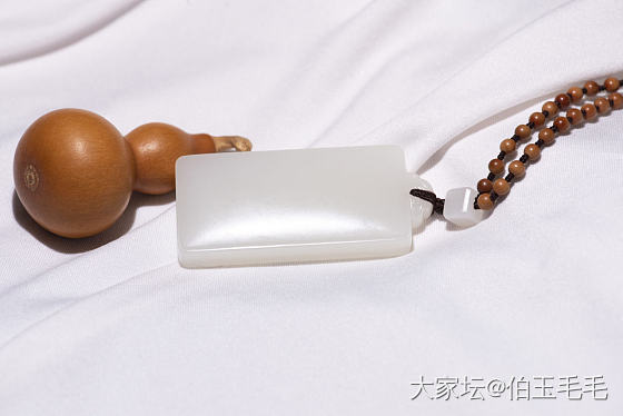 兰草平安牌~_和田玉