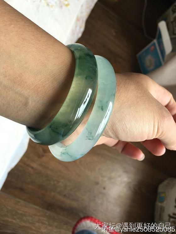 这都是曾经没有好好珍惜的，纪念一下_手镯翡翠
