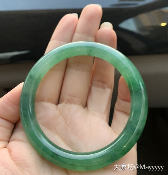 这个镯子，绿有多好_手镯翡翠