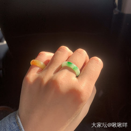 第一次发帖 给我的戒指_翡翠