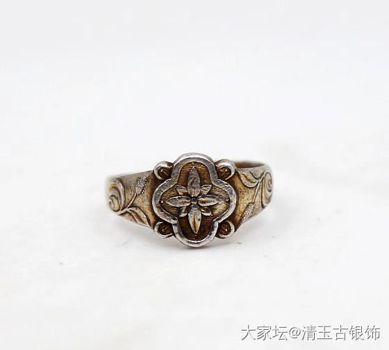 发点清代的老银戒指吧_银