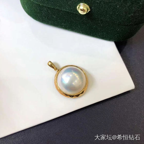 还有三颗性价比很高的马贝¥。15-16mm_珍珠