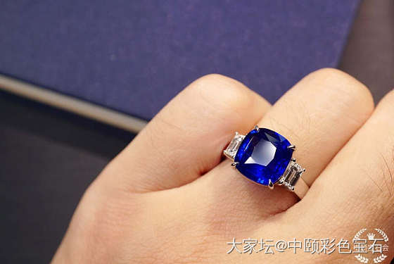 ##中颐旗舰经典蓝宝石戒指##  5.04ct_蓝宝石