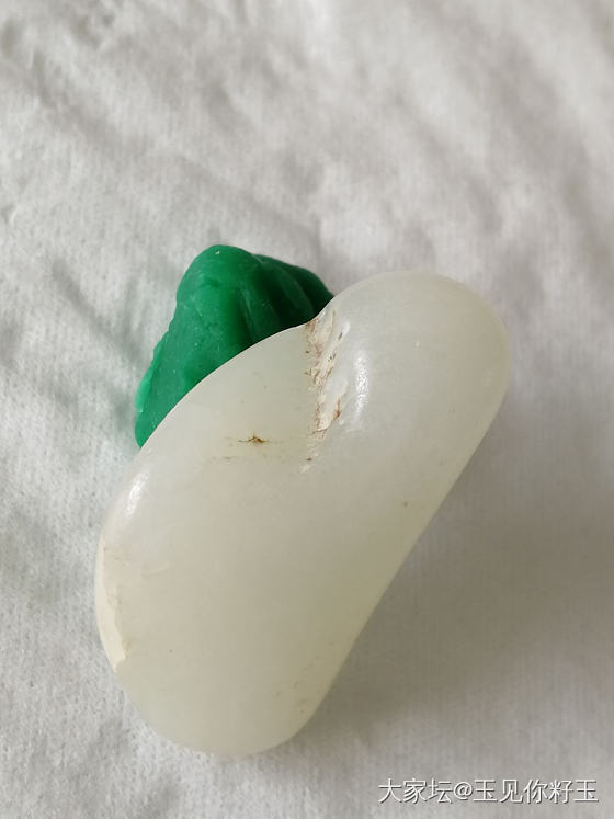真实的小白……_和田玉