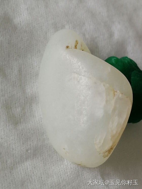 真实的小白……_和田玉