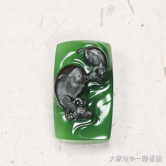 有色和田玉之碧玉_和田玉