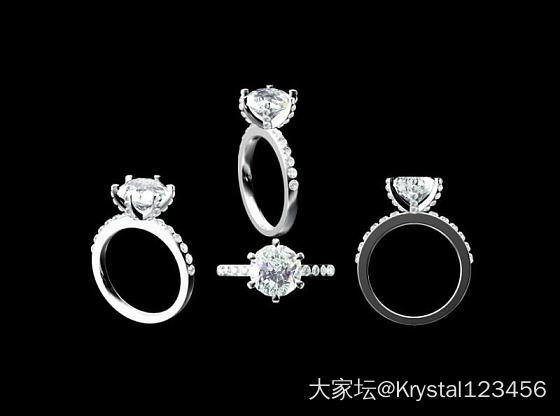 第一次裸钻镶嵌，一点也没头脑，总觉得哪里不对。。。_镶嵌钻石戒指