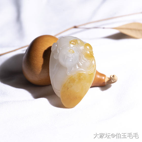 财神爷爷~_和田玉