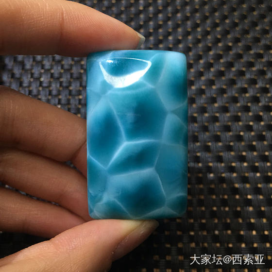 海纹石 拉利玛吊坠_海纹石