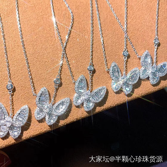 新款🦋18k金钻石项链，60分马眼梯方钻石FG-SI  超级精工品质_钻石