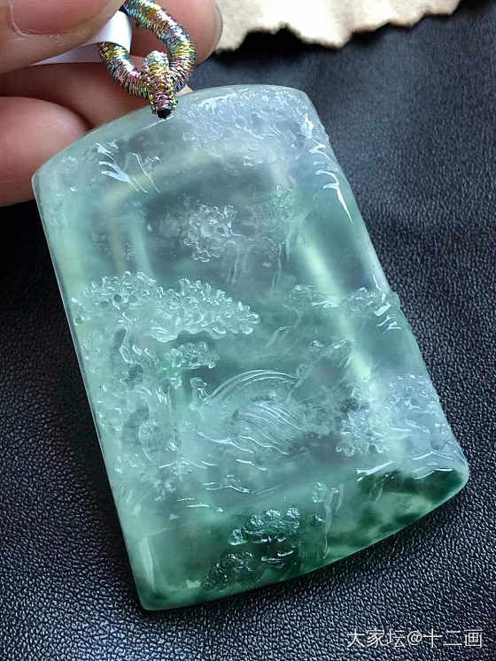 这个大家帮我看看可以入手不？山水牌 52-35.5-6.3mm ¥35800谢谢_牌子翡翠