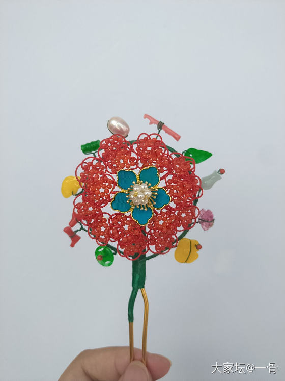 缉珠团花get_头饰