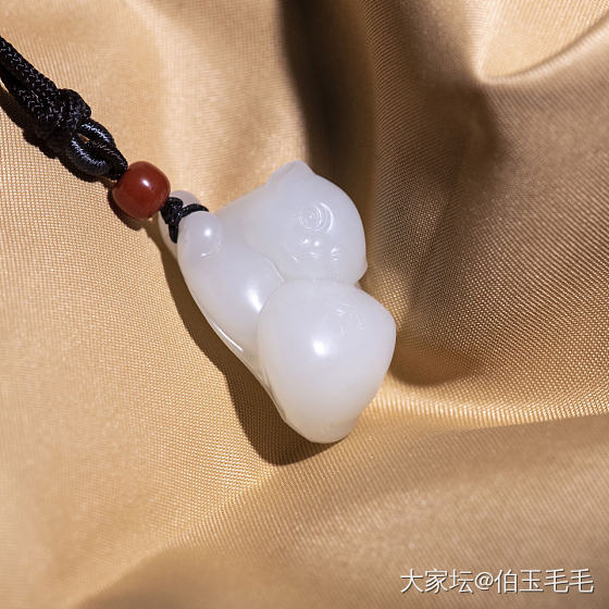 喵喵喵~和田玉籽料独籽_和田玉