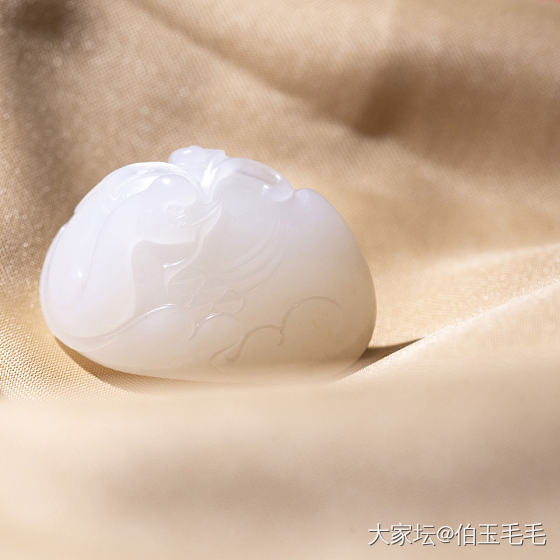 自恋一下下~鹅如意_和田玉