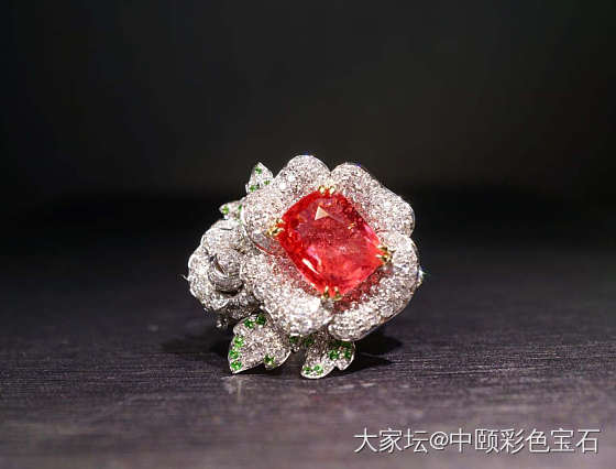 ##中颐天然马亨盖尖晶戒指##  4.02ct_尖晶石彩色宝石