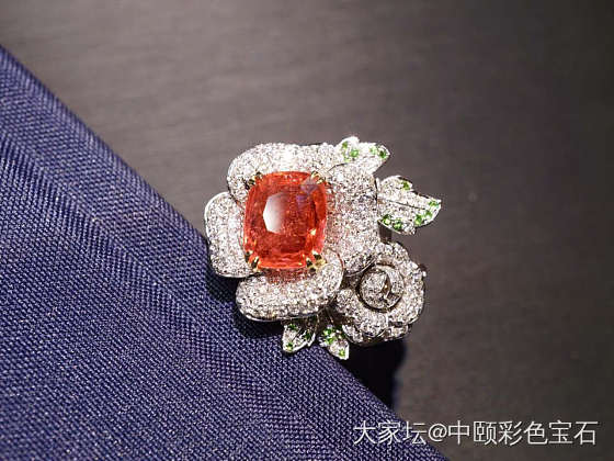 ##中颐天然马亨盖尖晶戒指##  4.02ct_尖晶石彩色宝石