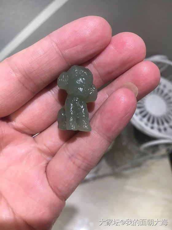 太可爱的一只小可爱，自家宝宝三个月，我总是小狗子小狗子的叫着，今天看到第一眼就好..._玉石