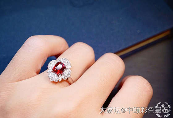 ##中颐天然未加热鸽血红红宝石戒指##  1.55ct  GIC证书_红宝石名贵宝石