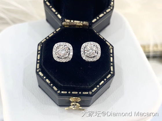 钻石耳钉现货集合_钻石