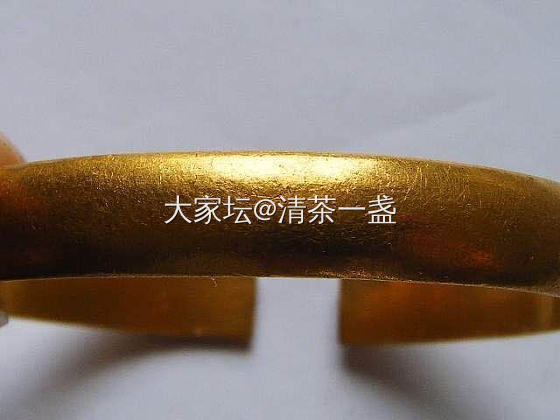 狗窝里搁不住热baba，清代裘天宝金手镯_手镯