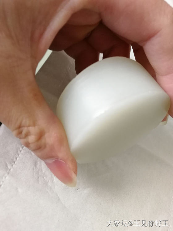 满皮籽籽镯芯切了，老形珠制作过程………_和田玉