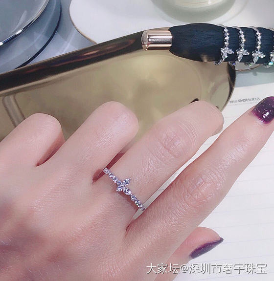 18k钻石戒指_首饰