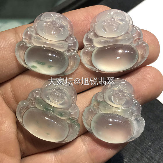 秀一秀刚出水的佛公_翡翠