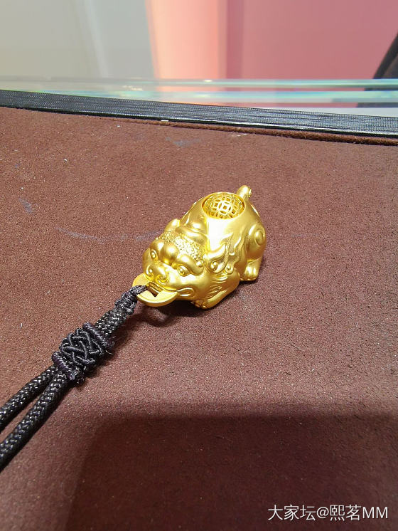 还是这个貔貅，，离柜半天了给我打电话说工费算错了让我补工费？_金