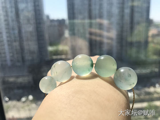 每日一晒_珠串手镯翡翠