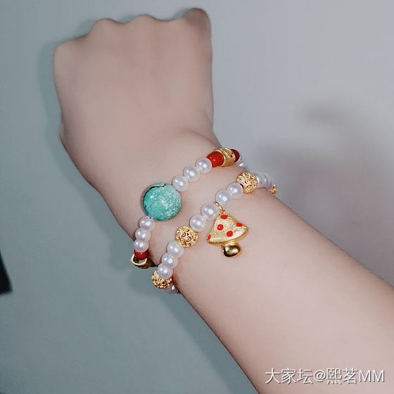 我来给你们种草古法花丝珠珠了_手链金