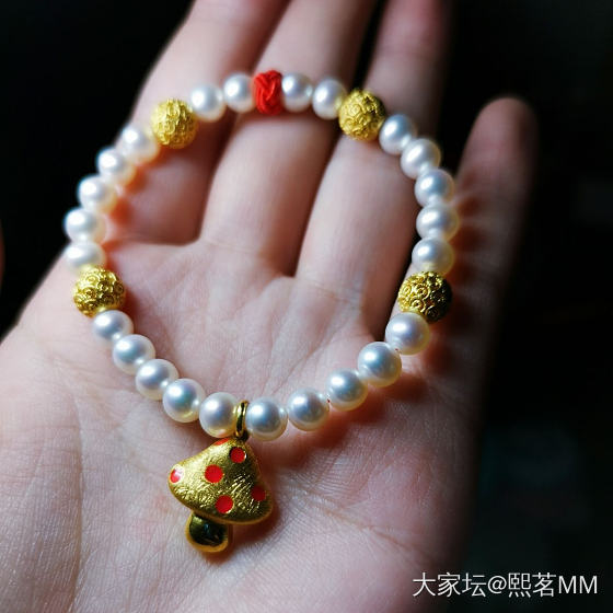 我来给你们种草古法花丝珠珠了_手链金