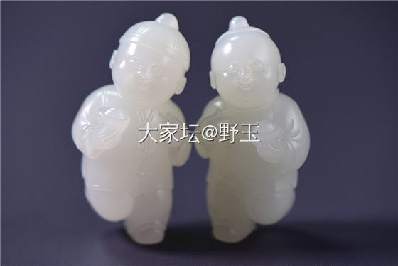还是赵信哲老师的白玉籽料招财童子_和田玉