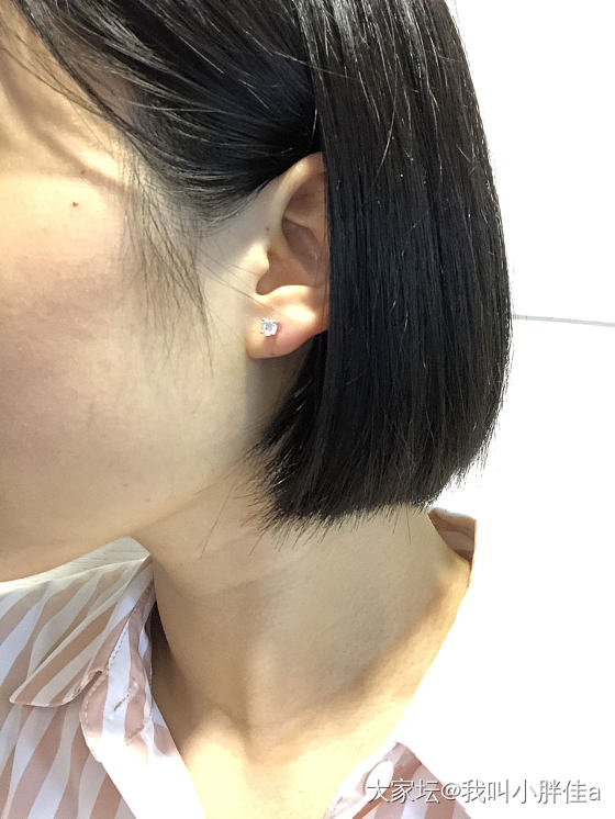 耳钉上耳来了 很日常_戒指耳钉钻石
