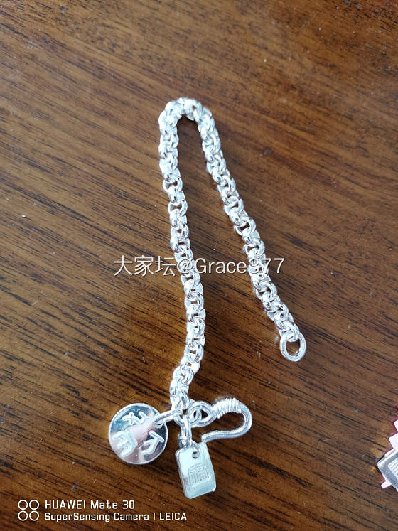 入坑的第二件手工银饰_银