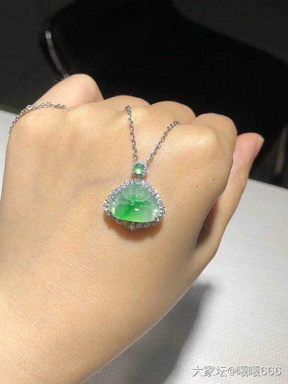麻烦大家帮忙看看怎么镶嵌合适_半成品翡翠