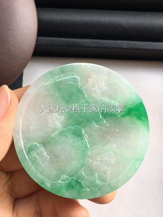 就喜欢这种意境山水，一切尽在不言中_翡翠