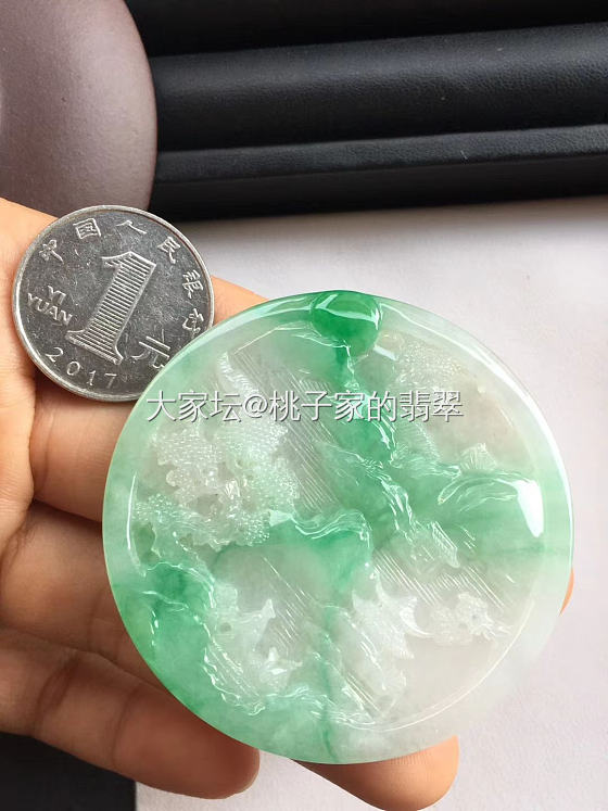 就喜欢这种意境山水，一切尽在不言中_翡翠