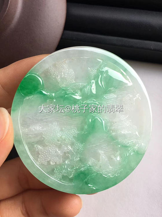 就喜欢这种意境山水，一切尽在不言中_翡翠