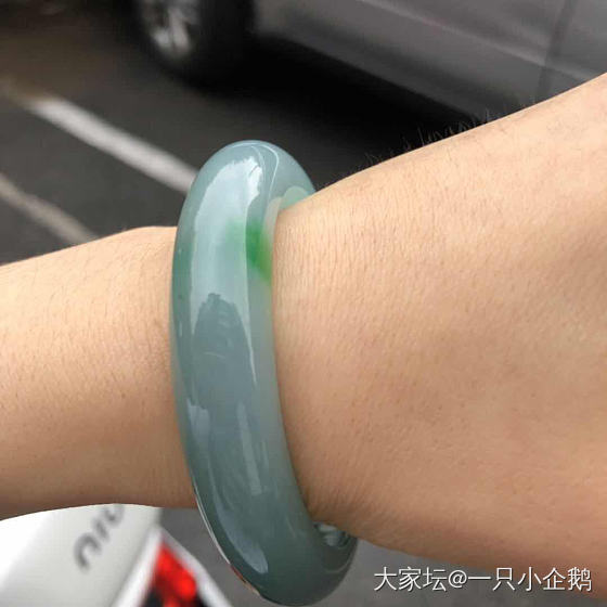 日常真香系列～当年我说打死也不入油青大类😂_手镯翡翠