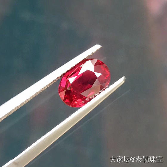 【泰勒彩宝】2.01ct无烧鸽血红_红宝石