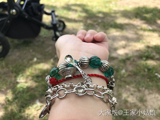 碧海蓝天撸珠子_手饰银