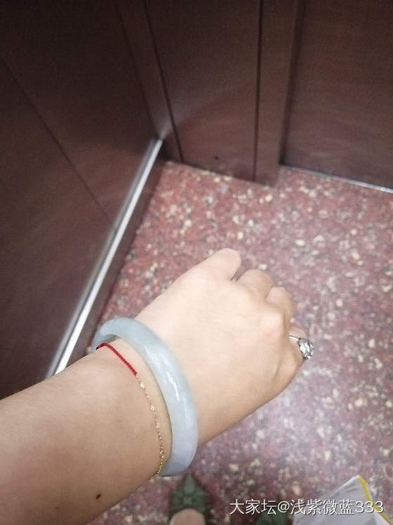 买不起高货，只有喜欢的小千的日常镯_手镯翡翠