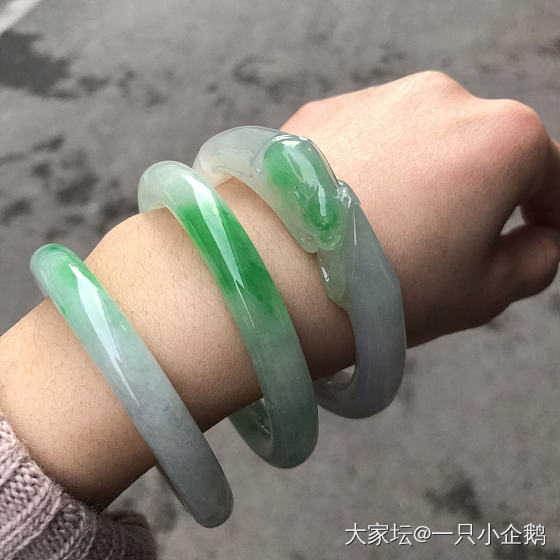 镯子是真爱了～_手镯翡翠