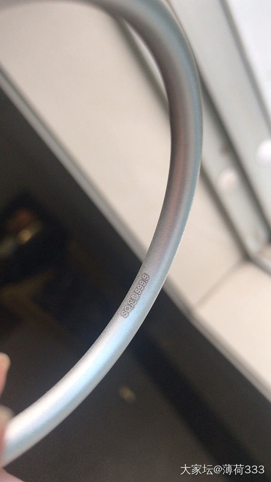 京东179的银镯子到了，克重稍微少了点_银