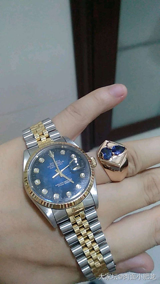改款蓝宝石戒指，提升挺高的_彩色宝石