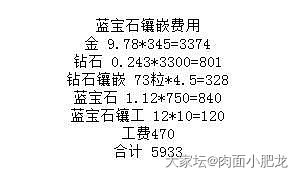 改款蓝宝石戒指，提升挺高的_彩色宝石