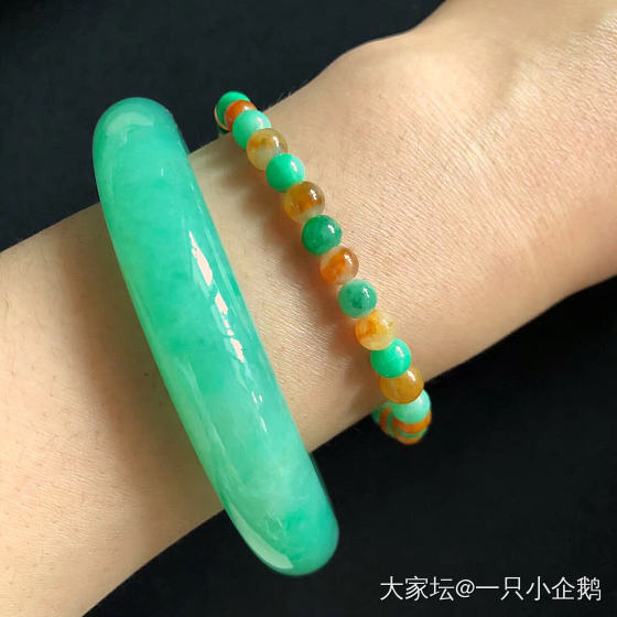 圆条形真的是叠戴神器～_翡翠
