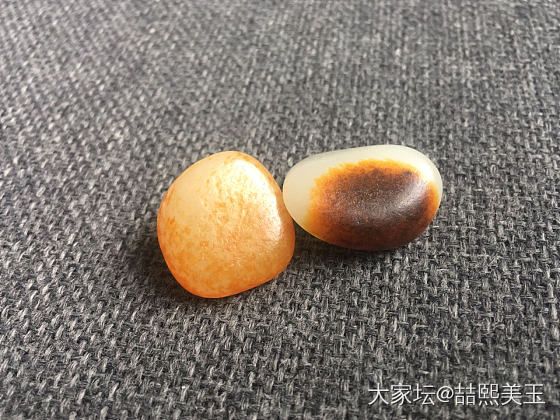 收藏级小籽，红皮白肉，金包银_和田玉